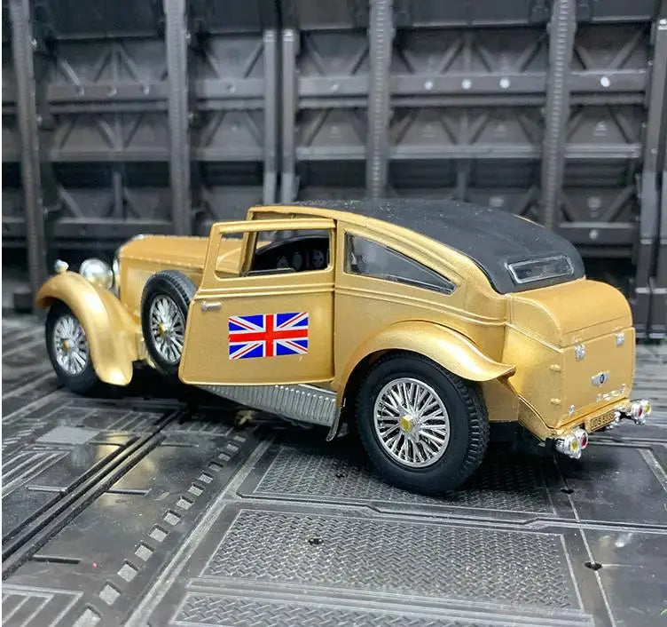 Classic Vintage Diecast Model Car - Sound & Light Collection