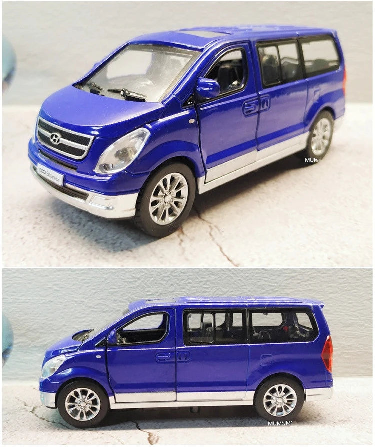 Hyundai H-1 Grand Starex MPV Model Car Diecast Sound Light Collection