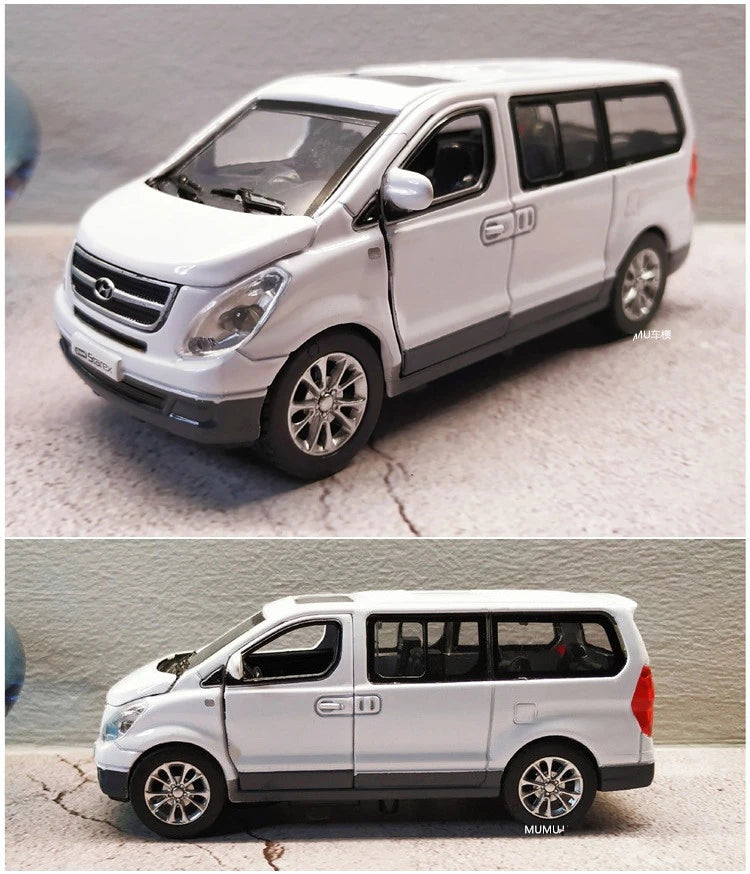 Hyundai H-1 Grand Starex MPV Model Car Diecast Sound Light Collection