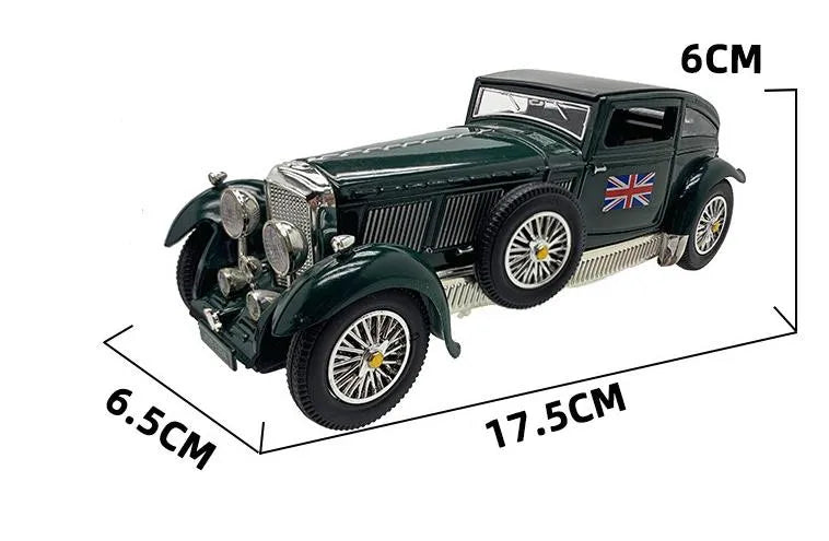 Classic Vintage Diecast Model Car - Sound & Light Collection