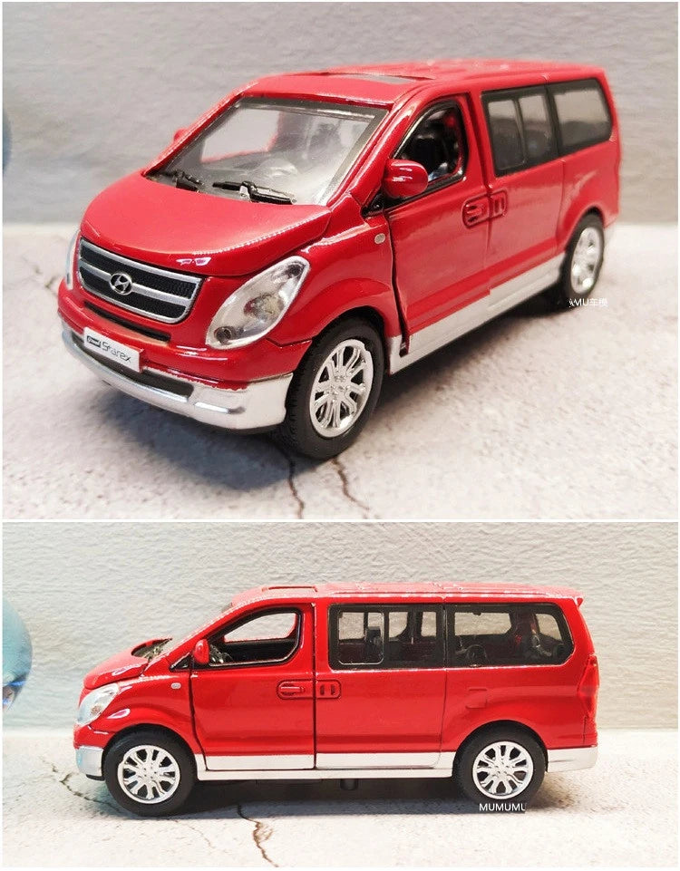 Hyundai H-1 Grand Starex MPV Model Car Diecast Sound Light Collection