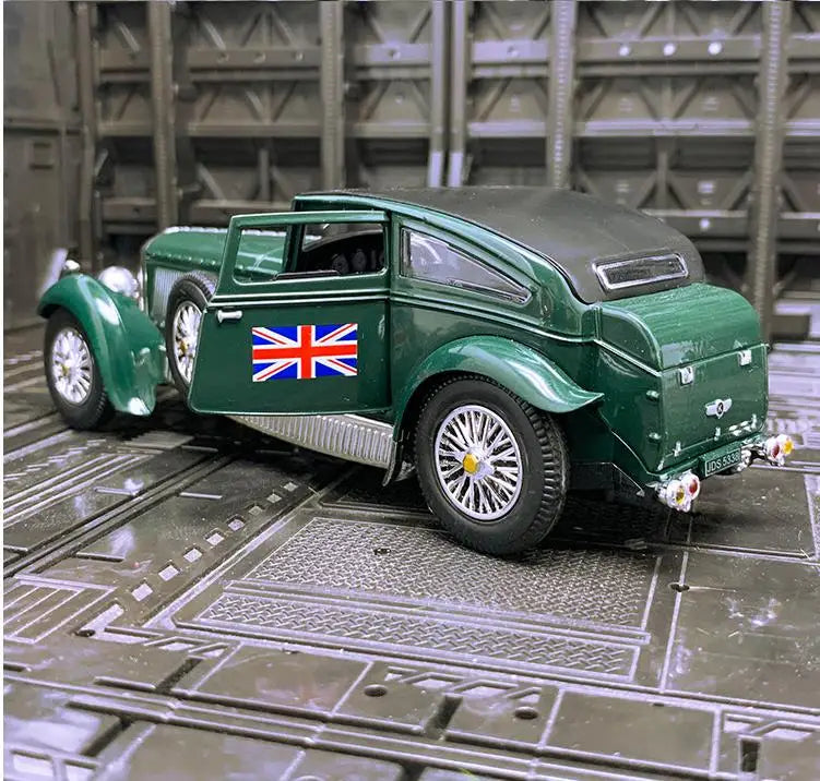 Classic Vintage Diecast Model Car - Sound & Light Collection