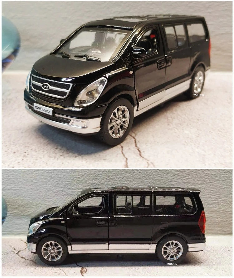 Hyundai H-1 Grand Starex MPV Model Car Diecast Sound Light Collection