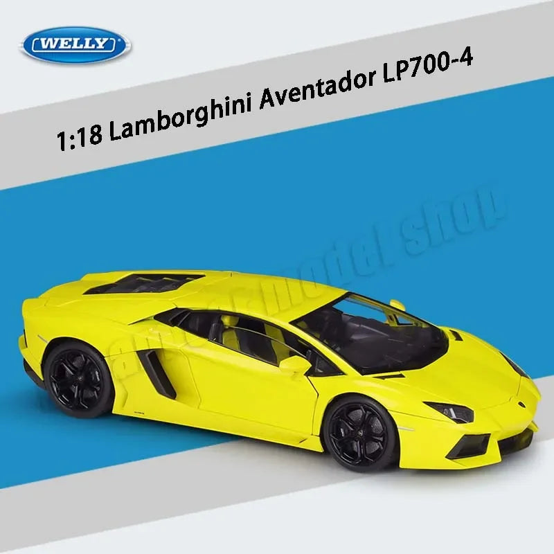 WELLY 1:18 Lamborghini Aventador LP700-4 Diecast Model Car Collection