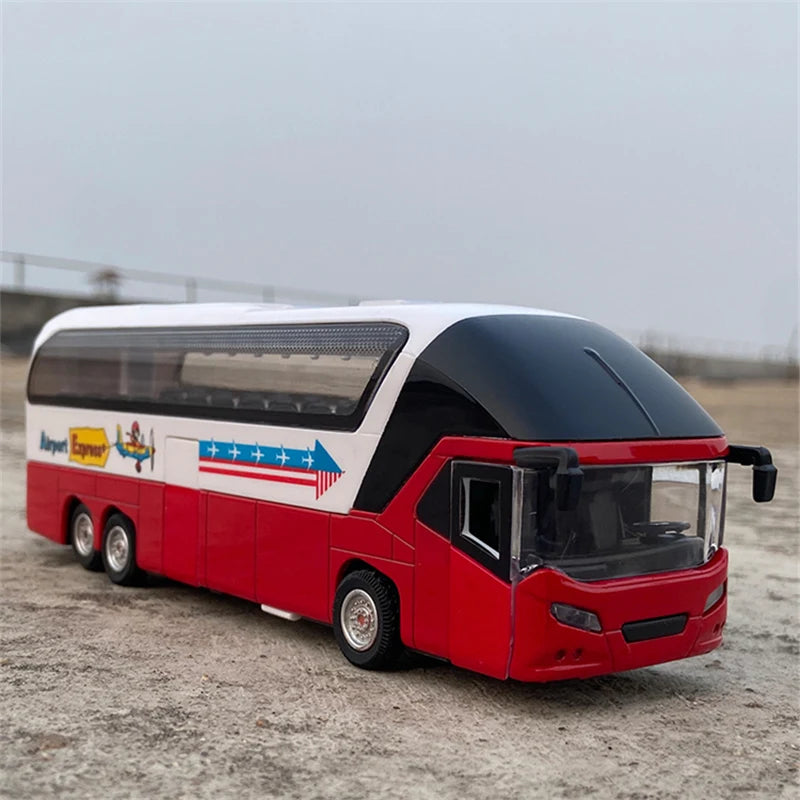 Touring Bus Diecast Model - Sound & Light Collection