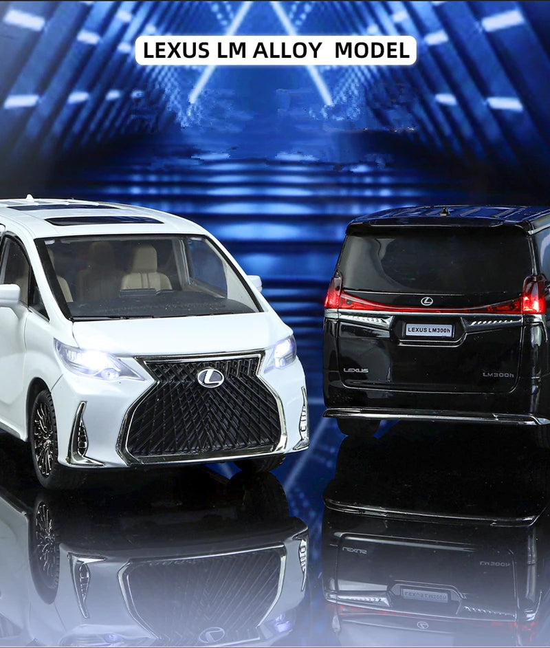 Lexus (1:24) LM300 MPV Diecast Model Car Sound & Light Collection