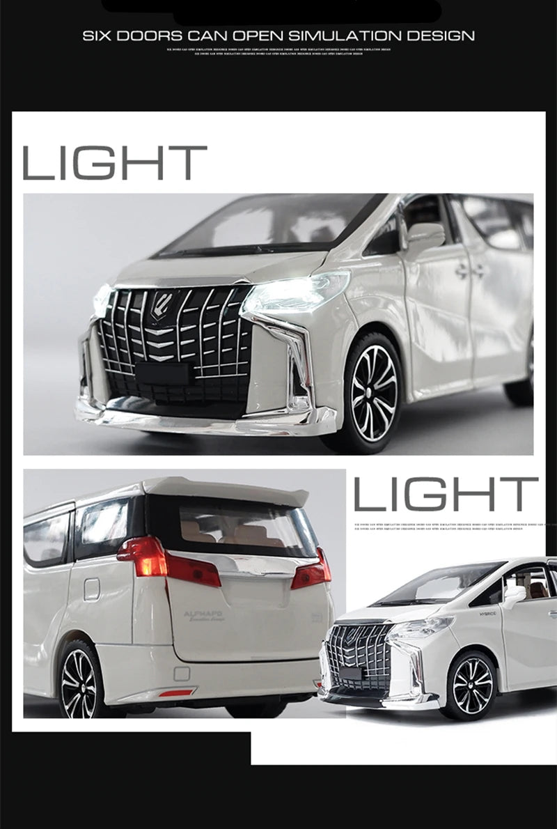 TOYOTA Alphard MPV (1:24) Model Car Diecast Sound & Light Collection