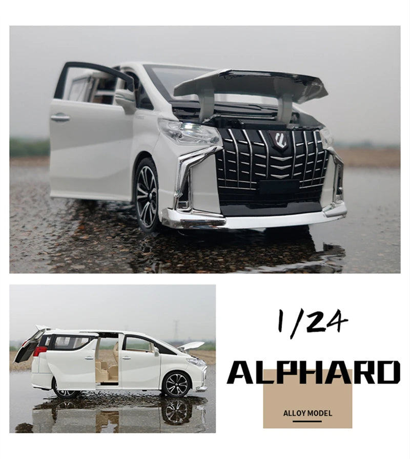 TOYOTA Alphard MPV (1:24) Model Car Diecast Sound & Light Collection