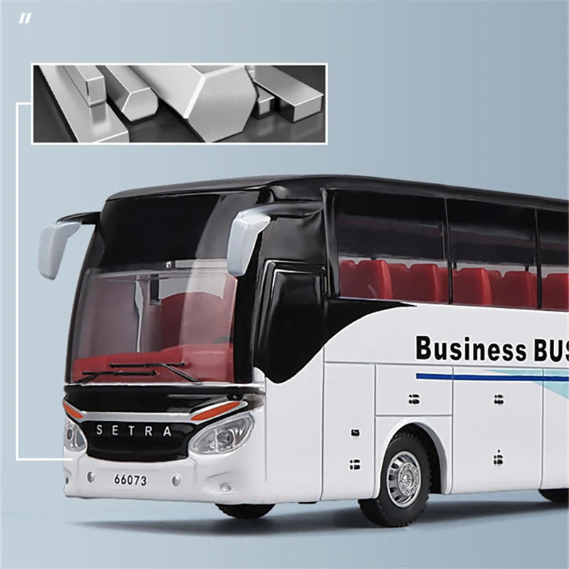 Touring Bus Diecast Model - Sound & Light Collection