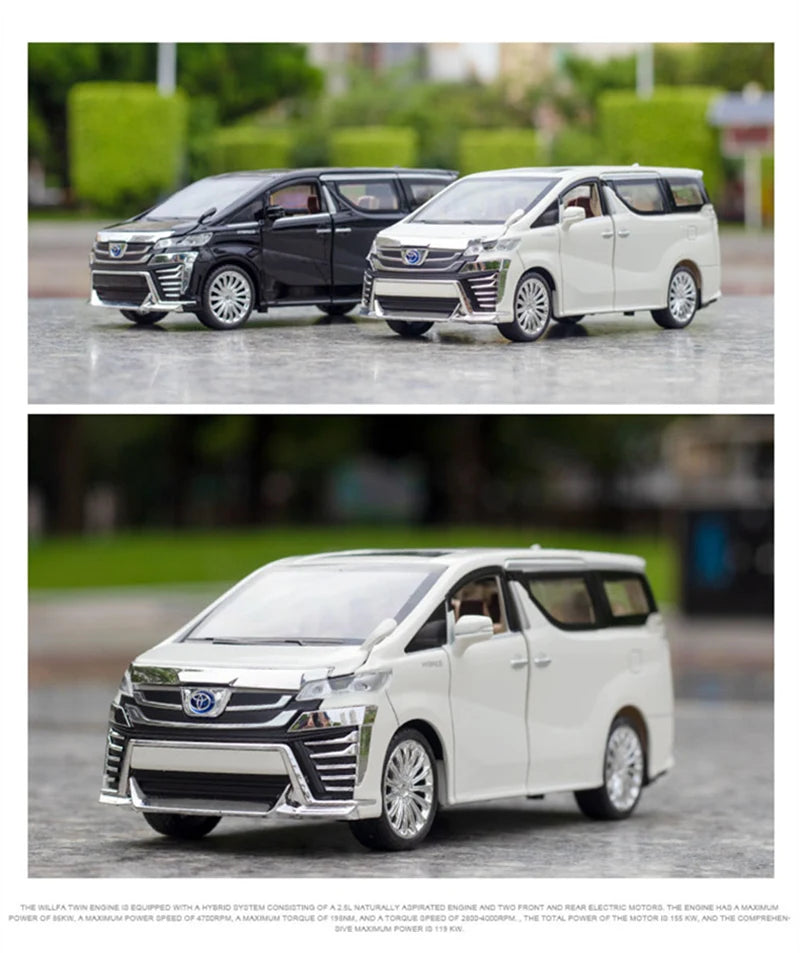 Toyota VELLFIRE Alphard MPV Model Car Diecast Collection