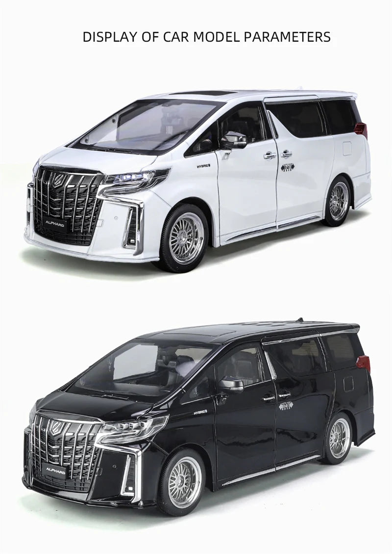 Toyota Alphard MPV (1:18) Diecast Model Car Sound & Light Collection