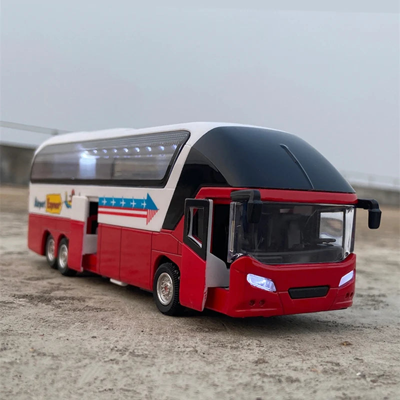 Touring Bus Diecast Model - Sound & Light Collection