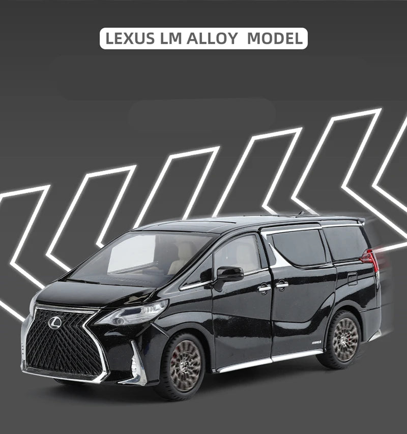 Lexus (1:24) LM300 MPV Diecast Model Car Sound & Light Collection