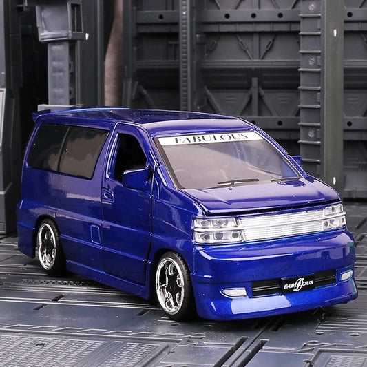 Nissan Elgrand MPV Model Car Diecast Sound and Light Collection