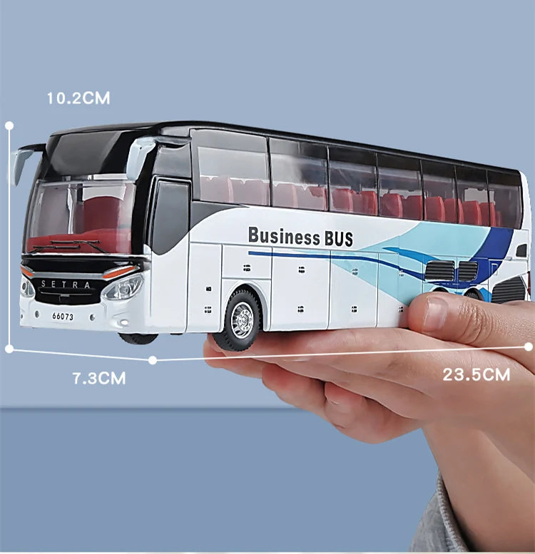 Touring Bus Diecast Model - Sound & Light Collection