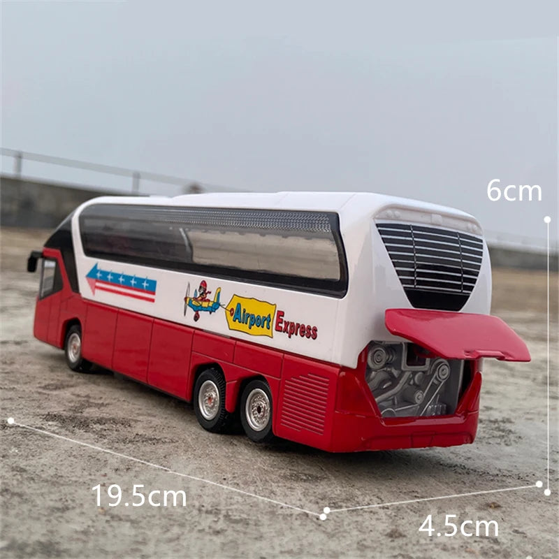 Touring Bus Diecast Model - Sound & Light Collection