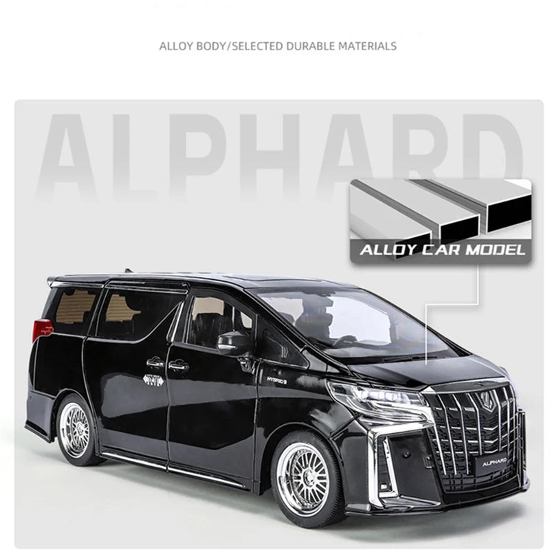 Toyota Alphard MPV (1:18) Diecast Model Car Sound & Light Collection