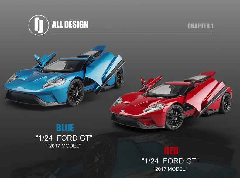 WELLY Ford GT 2017 Supercar Diecast Model Car