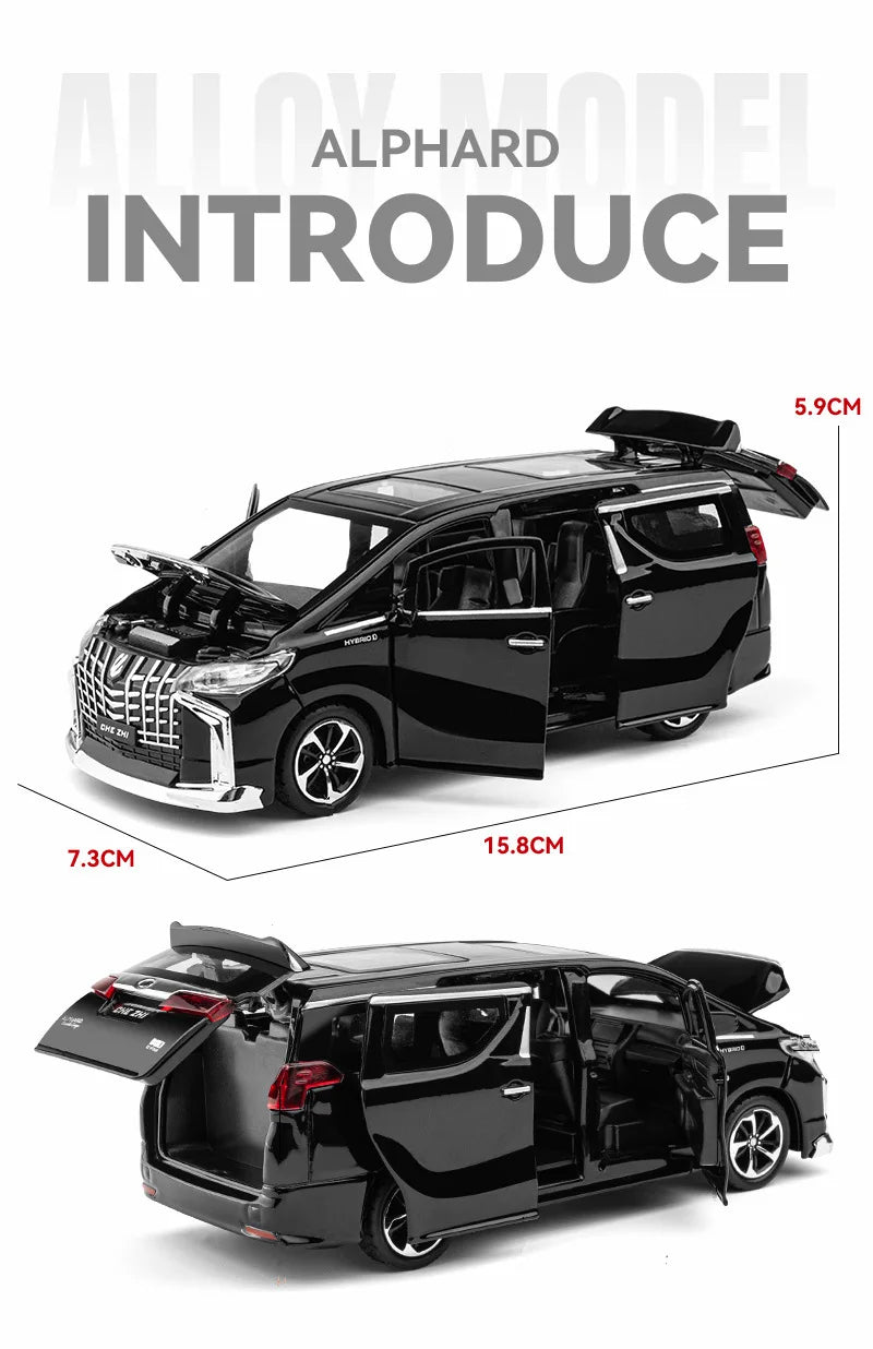 TOYOTA Alphard MPV (1:32) Model Car Diecast Sound & Light Collection