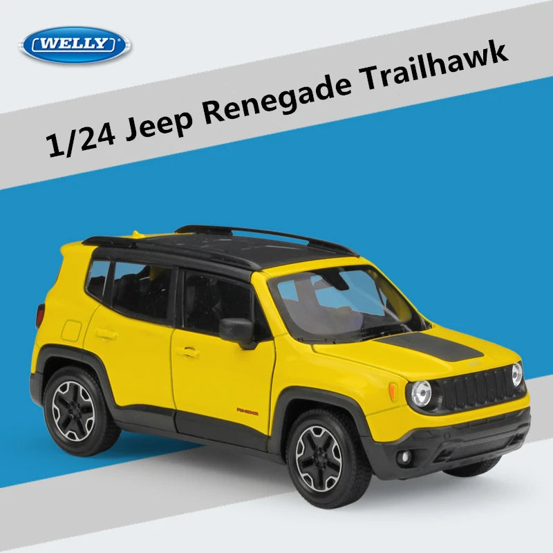 Jeep Renegade Trailhawk SUV Diecast Model  Car Collection