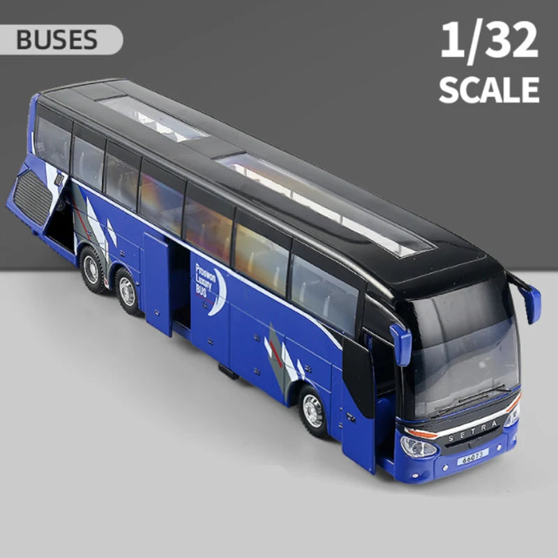 Touring Bus Diecast Model - Sound & Light Collection