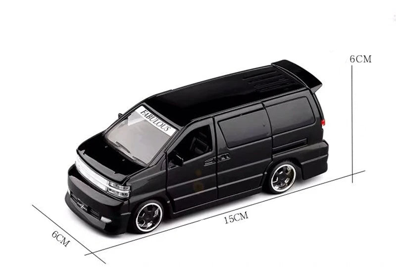 Nissan Elgrand MPV Model Car Diecast Sound and Light Collection