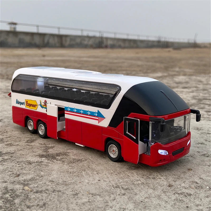 Touring Bus Diecast Model - Sound & Light Collection