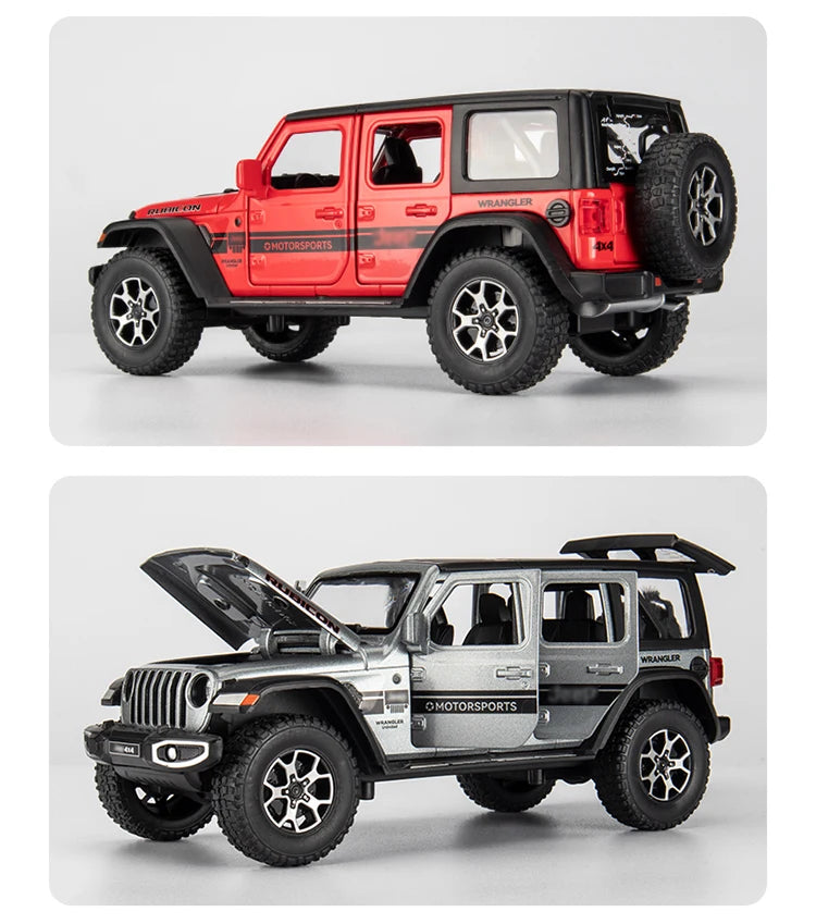 Jeep Wrangler (1:22) Diecast Model Car - Sound & Light Collection