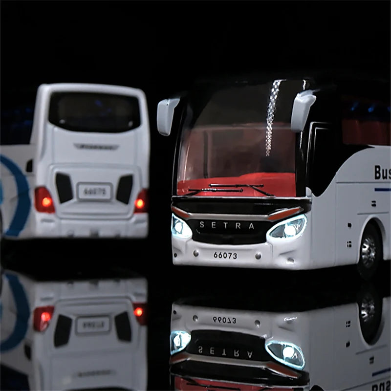 Touring Bus Diecast Model - Sound & Light Collection