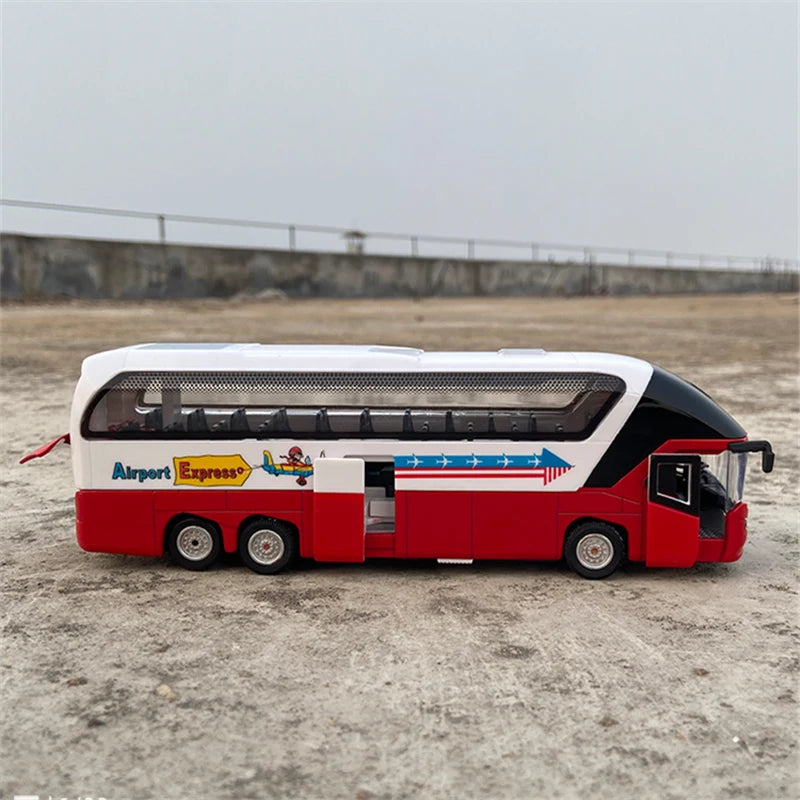 Touring Bus Diecast Model - Sound & Light Collection