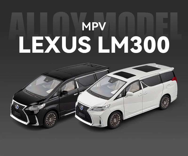 LEXUS LM300 MPV Model Car Diecast Sound & Light Collection