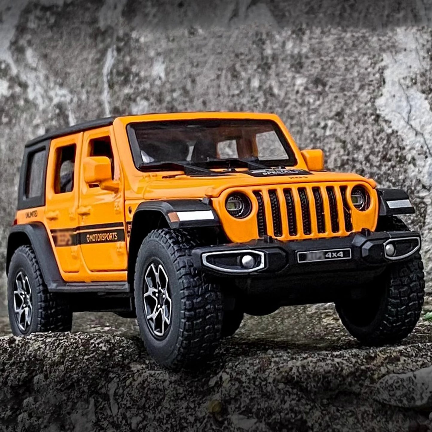 Jeep Wrangler (1:22) Diecast Model Car - Sound & Light Collection