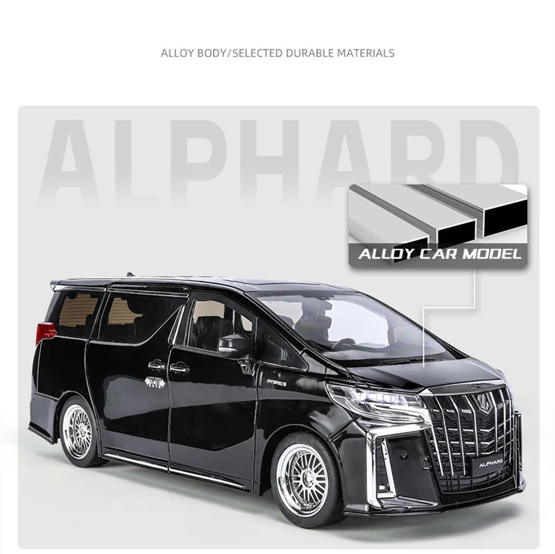 Toyota Alphard MPV (1:18) Diecast Model Car Sound & Light Collection