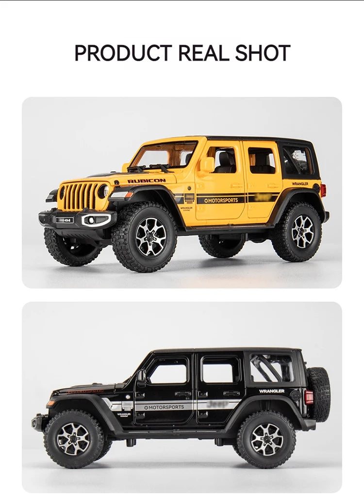 Jeep Wrangler (1:22) Diecast Model Car - Sound & Light Collection