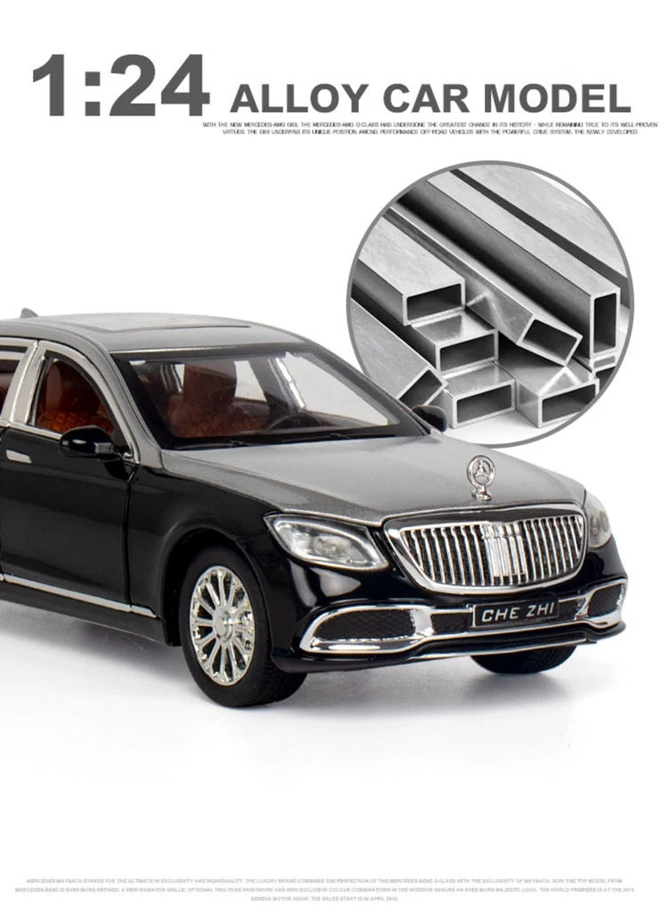 Maybach S600 Diecast Model Car - Sound & Light Collection