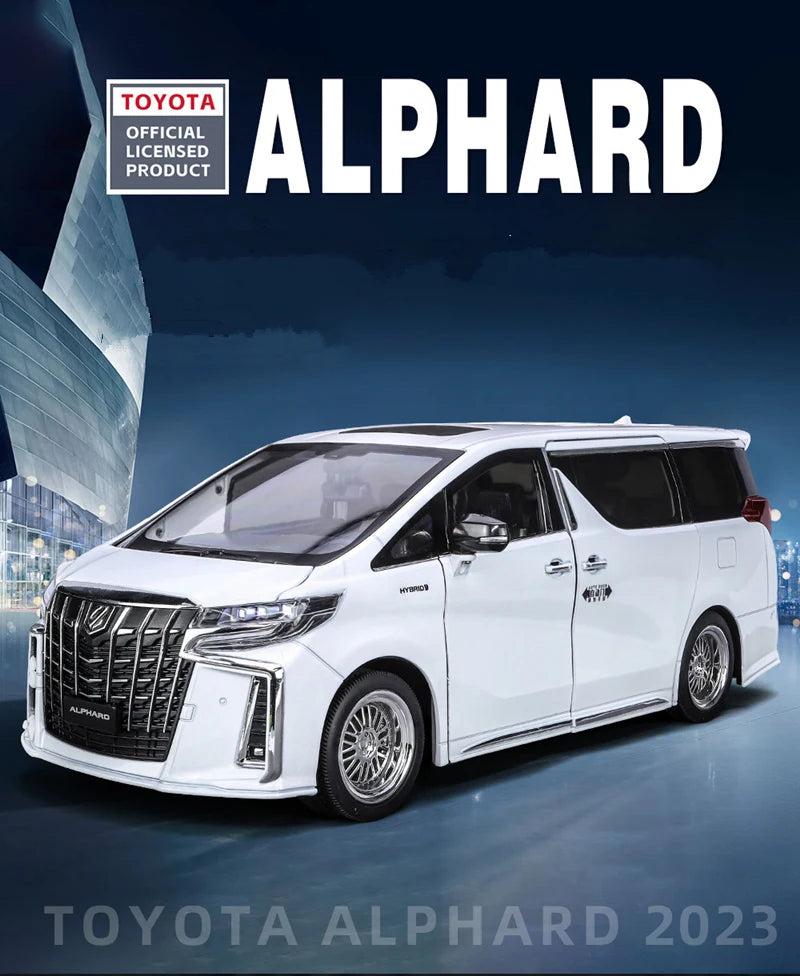 Toyota Alphard MPV (1:18) Diecast Model Car Sound & Light Collection