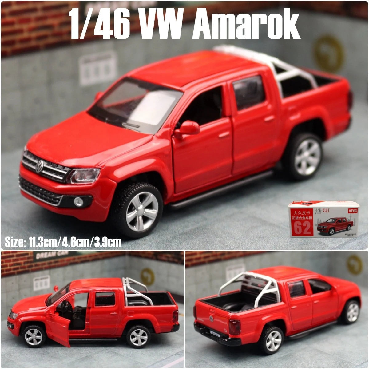 Volkswagen Amarok Pickup Diecast Model