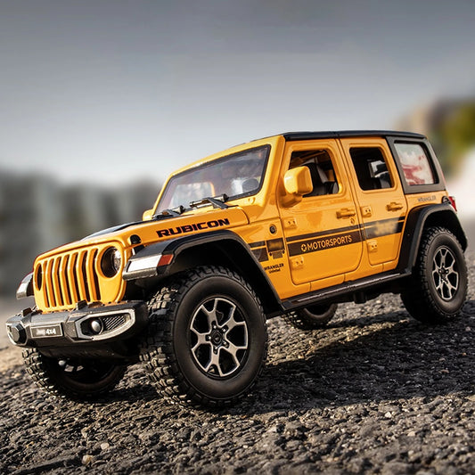 Jeep Wrangler (1:22) Diecast Model Car - Sound & Light Collection