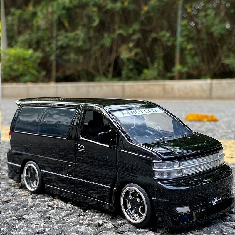 Nissan Elgrand MPV Model Car Diecast Sound and Light Collection