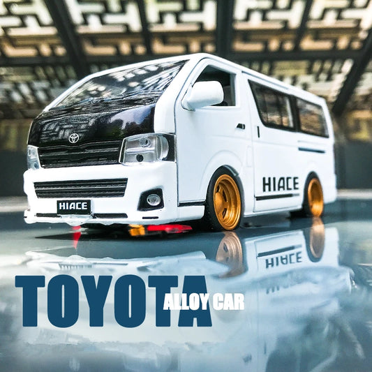 TOYOTA HIACE MPV Model Car Diecast Sound and Light Collection