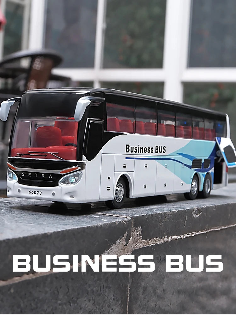 Touring Bus Diecast Model - Sound & Light Collection