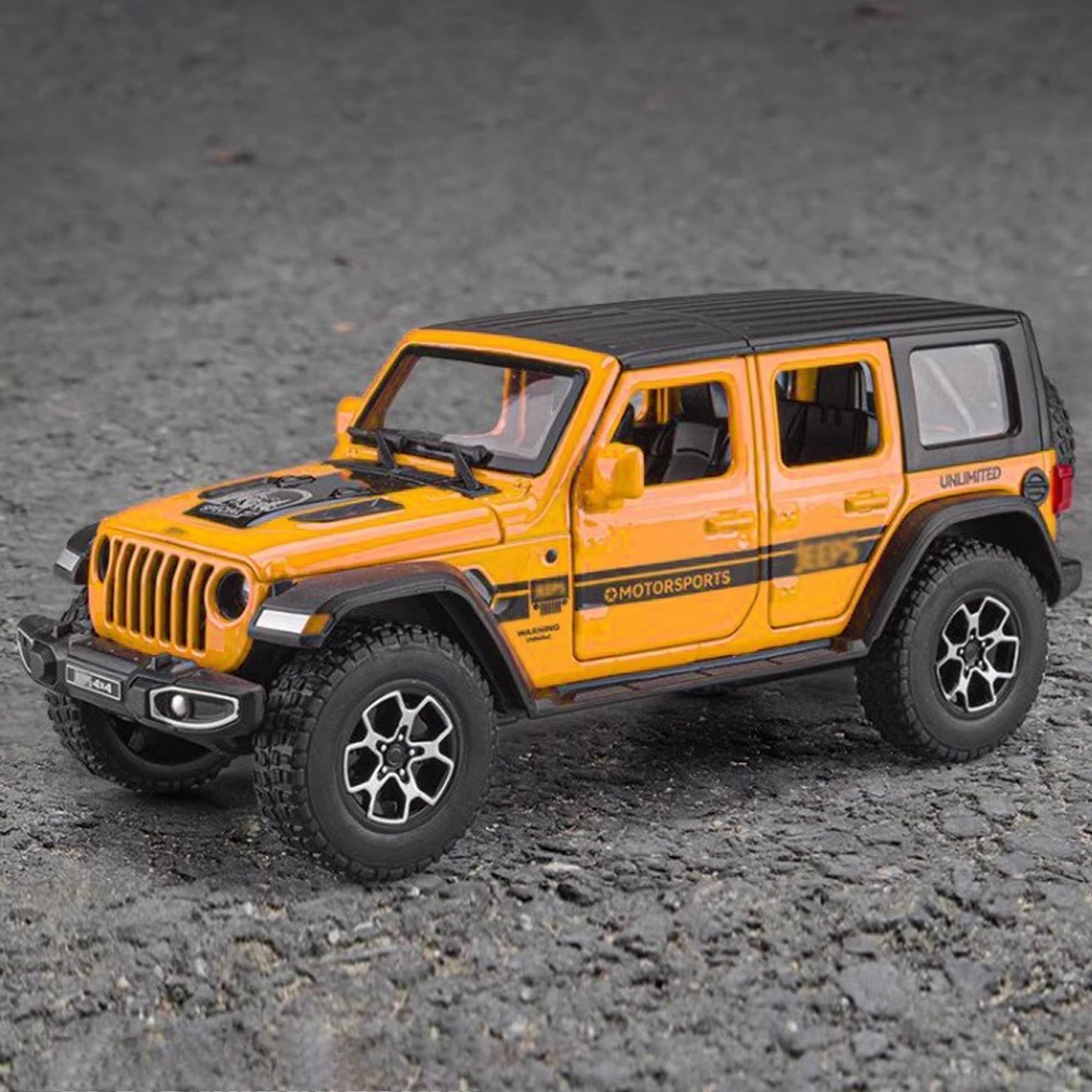 Jeep Wrangler (1:22) Diecast Model Car - Sound & Light Collection