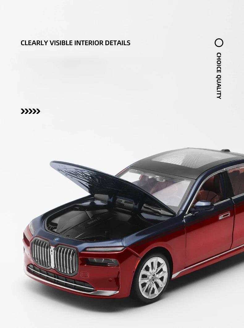 BMW 7 Series i7 G70 Diecast Model - Sound & Light Collection