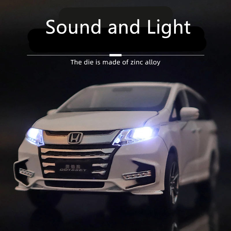 HONDA Odyssey MPV Model Car Diecast Sound and Light Collection