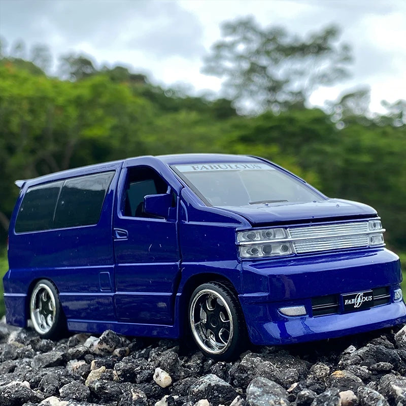 Nissan Elgrand MPV Model Car Diecast Sound and Light Collection