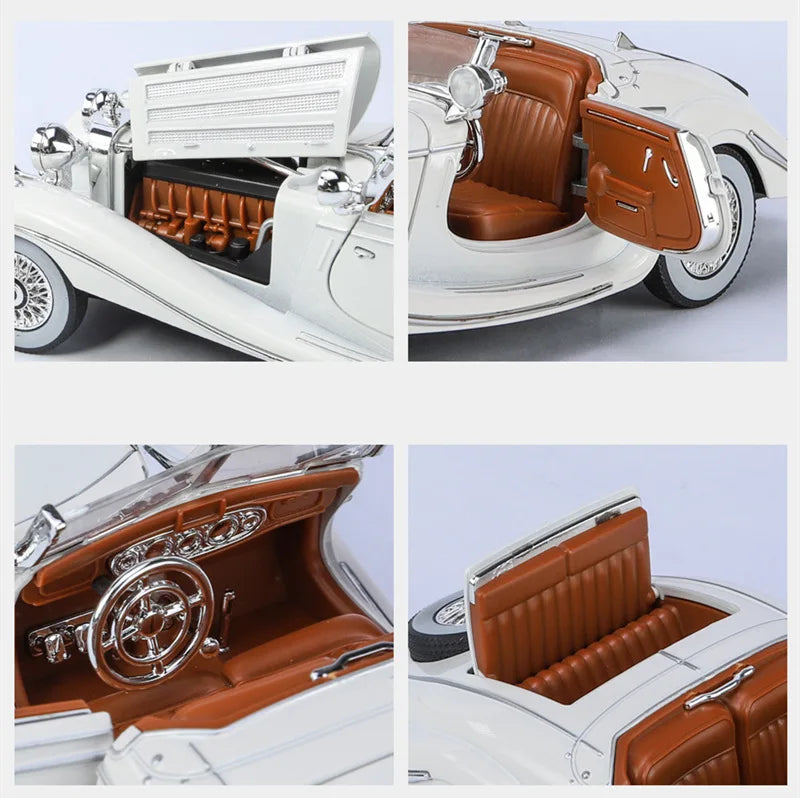 1936 Mercedes Benzs 500K Diecast Model - Sound and Light Collection