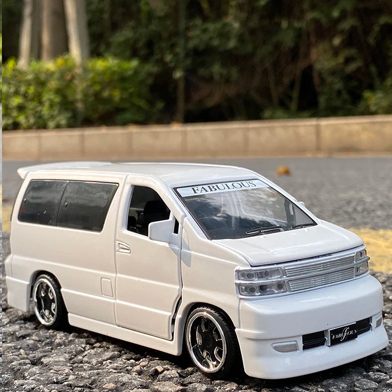 Nissan Elgrand MPV Model Car Diecast Sound and Light Collection