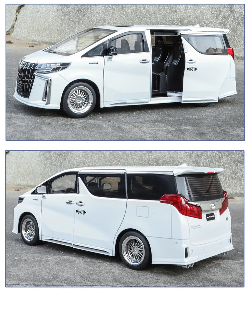 Toyota Alphard MPV (1:18) Diecast Model Car Sound & Light Collection