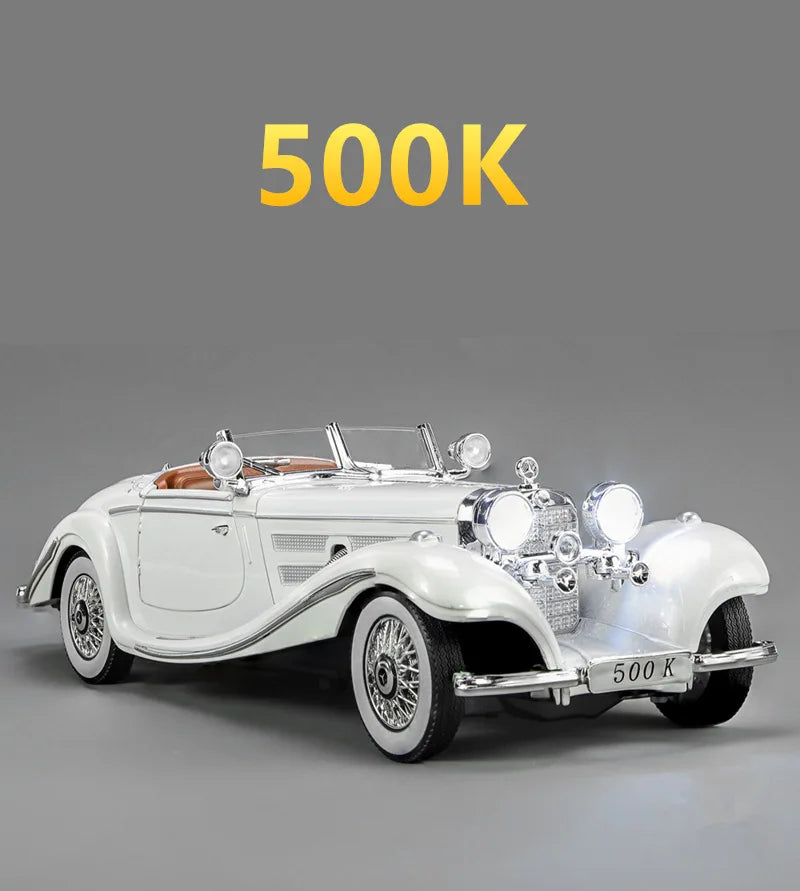 1936 Mercedes Benzs 500K Diecast Model - Sound and Light Collection