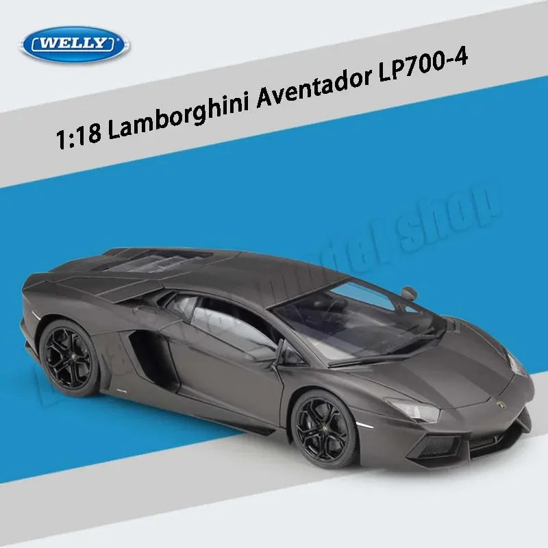 WELLY 1:18 Lamborghini Aventador LP700-4 Diecast Model Car Collection